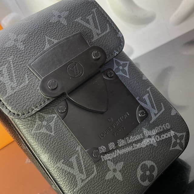 Lv路易威登2023專櫃新款S Lock Vertical迷你手袋 LV老花單肩斜挎手機包 M81522 M82252 ydh5142